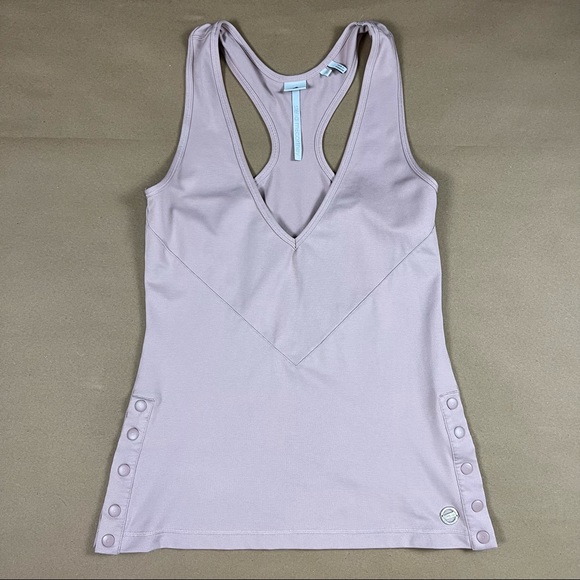 Adidas Stella McCartney Light Purple/Pink Top Size Large - Picture 1 of 4